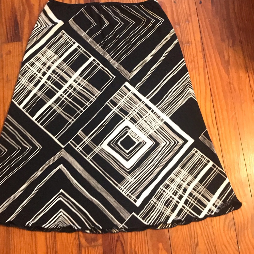 Knee length skirt